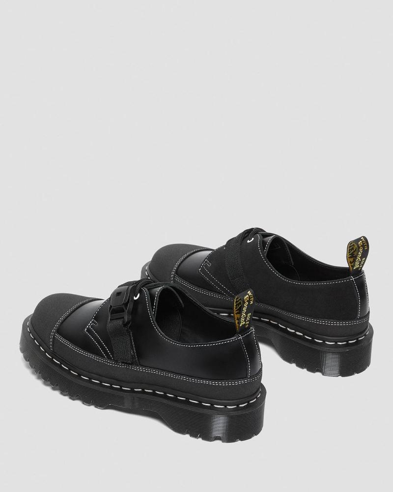 Dr Martens 1461 Tech Made in England Gesp Oxford Schoenen Heren Zwart | NL 209SGL